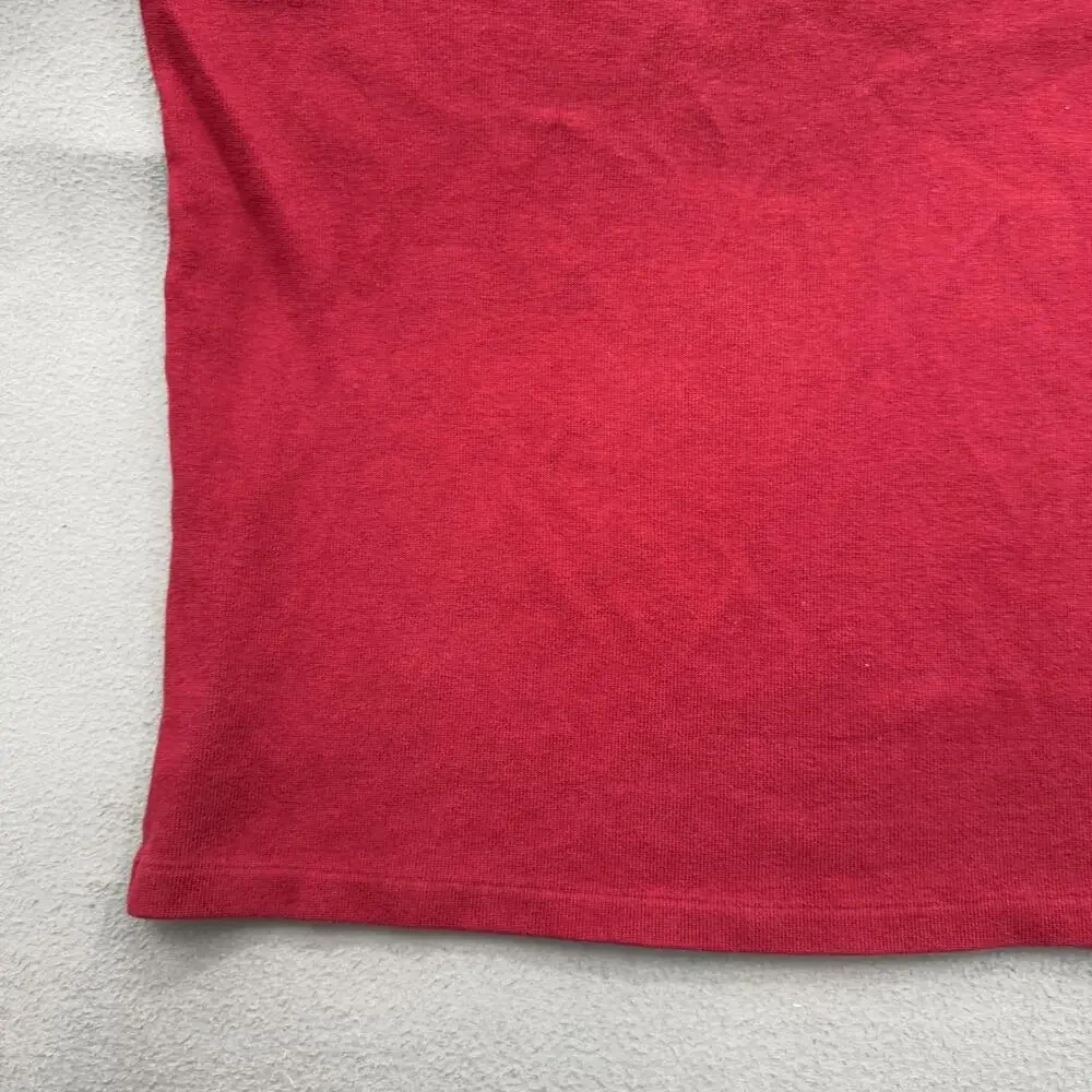 Polo by Ralph‎ Lauren Sweater Mens XL Red Quarter Zip Mock Neck Pullover Pony
